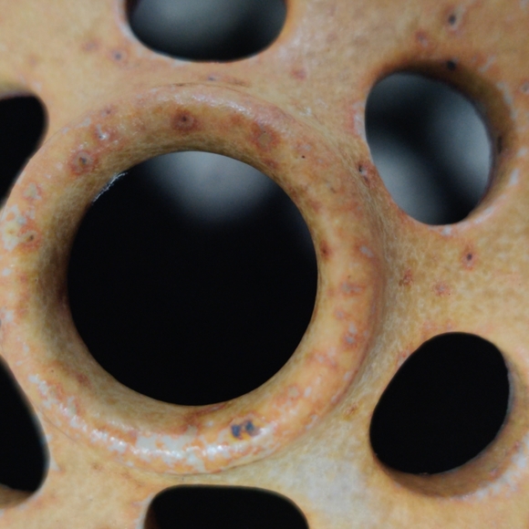 Handcrafted Ceramic Flower Frog Pottery - Picture 7 of 10